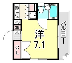 ゼンマンションの物件間取画像